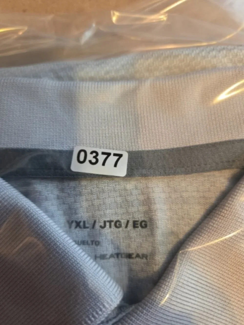 Under Armour Youth XL Gray HeatGear Polo Shirt